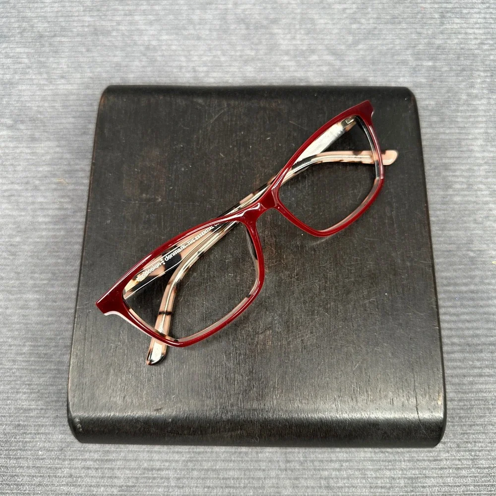 ProDesign Denmark 1783 c.4022 Red Tortoise Y2K Eyeglass 53-15-135 Essential